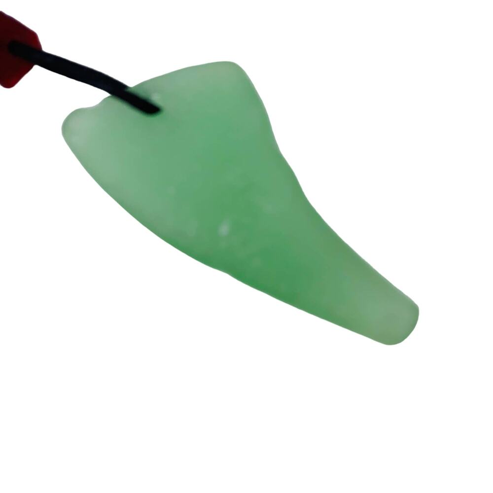 Seaglass Necklace Green Blue Red Rope Rincon Puerto Rico Adjustable - Picture 6 of 10